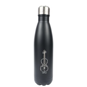 Thermo drink bottle: violin : (stainless steel / double walled) 0,5L