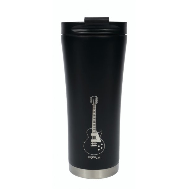 Coffee-to-Go Termomugg  Elgitarr, Rostfritt Stl, Dubbelvggad, 0,5 L