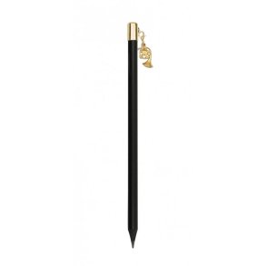 Pencil with horn charm gold