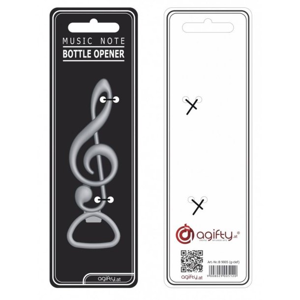 Flaskebner i g-ngleform: H: 11 cm metal