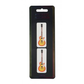 Magnetic bookmark e-guitar : 2 pieces in a pack