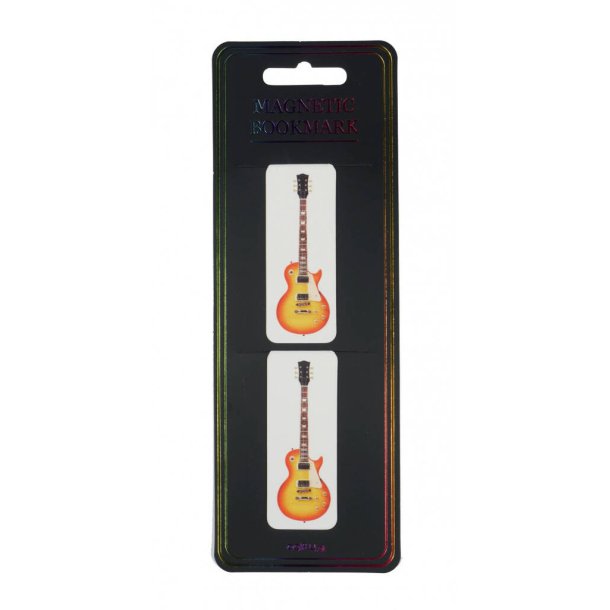 Magnetic bookmark e-guitar : 2 pieces in a pack