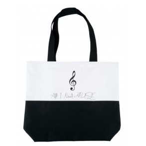City Shopper note: ''All I need is music'' : (printed on both sides) 45*38 (H)*12 cm