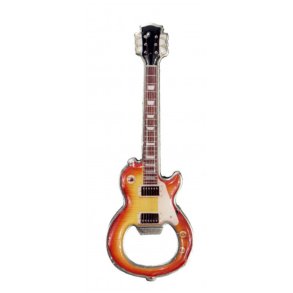 Flaskebner med magnet, elektrisk guitar: Lngde 12 cm, metal