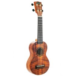 Artist Elite Series Sopran Mahalo Ukulele - Photo Flame Koa : w/bag