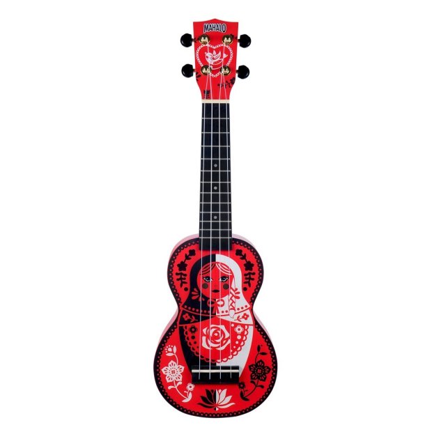 Mahalo Art Series Soprano Ukulele - Russian Doll : w/bag