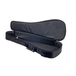 Mahalo Electric Ukulele Bass - Trans Brown With Padded Bag &amp; Shoulder Straps