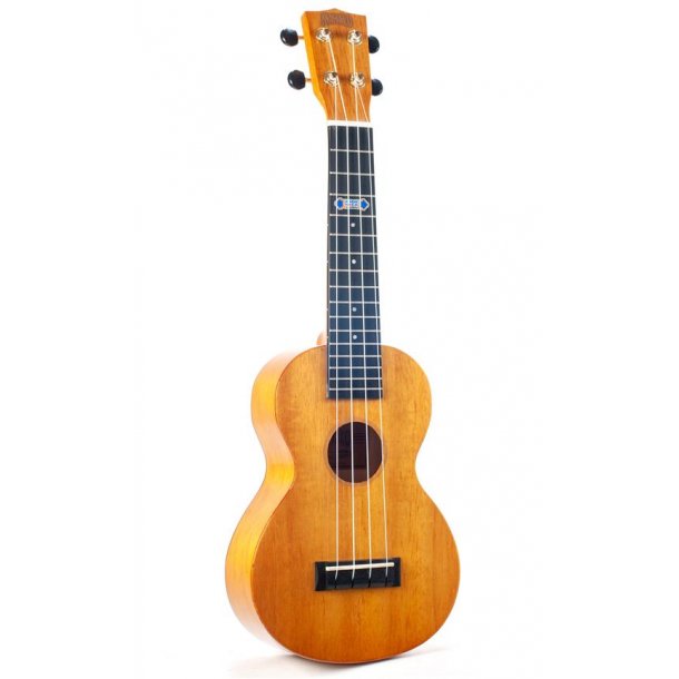 Mahalo Hano Series Concert Ukulele - Vint Nat (Wide Neck) Med taske