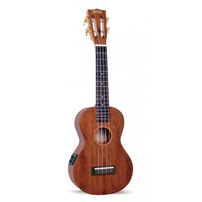 Mahalo Java Series Concert Electro Ukulele - Vintage Natural Med taske