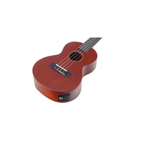 Mahalo Java Series Tenor Elec Ukulele - Vintage Natural With gig bag