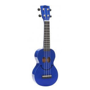 Mahalo Smiley Series Soprano Ukulele - Blue Med taske