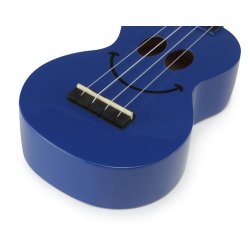 Mahalo Smiley Series Soprano Ukulele - Blue Med taske