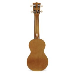 Mahalo Smiley Series Soprano Ukulele - Trans Brown Med taske