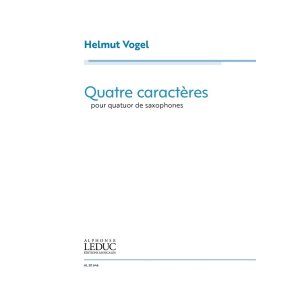 Quatre Caractères for saxophone quartet