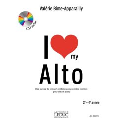 I Love my Alto : titles selected by Val&eacute;rie Bime-Apparailly