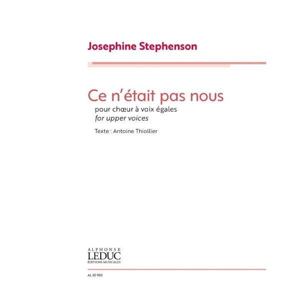 Ce n'&eacute;tait pas nous