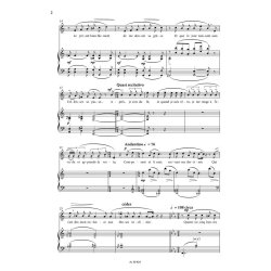 tre heureux ou ne pas l'tre : Trois mlodies pour tnor et piano