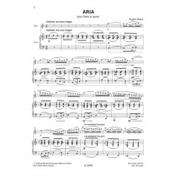Aria : pour fl&ucirc;te et piano