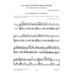 La Nativit&eacute; du Seigneur : Neuf M&eacute;ditations pour orgue