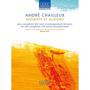 Andante et Allegro : pour saxophone alto avec accompagnement de piano