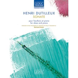 Sonate pour hautbois et piano : Introduction et notes dinterprtation de Bertrand Grenat