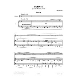 Sonate pour hautbois et piano : Introduction et notes dinterprtation de Bertrand Grenat