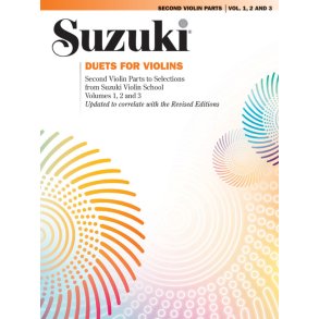 Suzuki Duets For Violins Volumes 1,2 And 3 Revised Edition (2nd Violin)