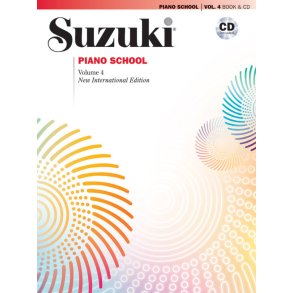AZUMA SUZUKI PIANO SCHOOL VOLUME 4 NEW INTERNATIONAL EDITION BOOK/CD