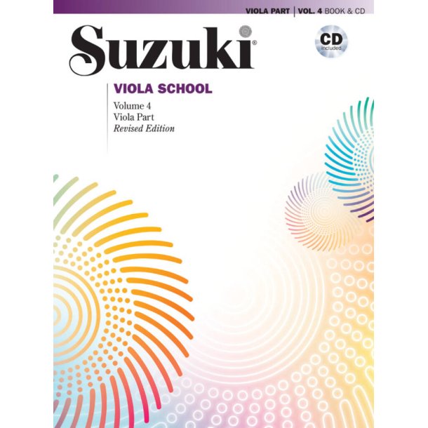 Suzuki Viola School Volume 4 Revised Edition Viola Book/Cd