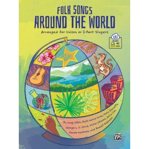 Folk Songs Around the World : Book+PDF+Audio-Online