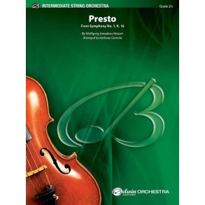 Presto: From Symphony No. 1, K. 16