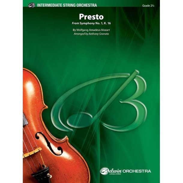 Presto: From Symphony No. 1, K. 16