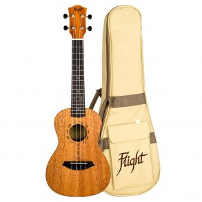 Flight: DUC373 Concert Ukulele - African Mahogany : (With Bag)