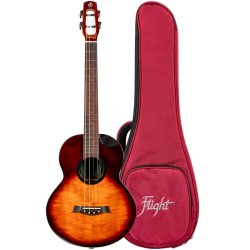 Flight Navigator Baritone Electro Ukulele - Tobacco Burst : All Solid