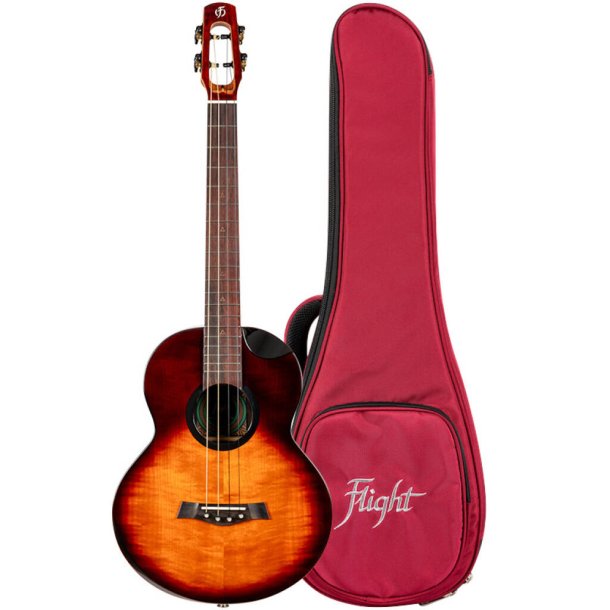 Flight Navigator Baritone Electro Ukulele - Tobacco Burst : All Solid