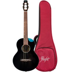 Nighthawk Baritone Electro Ukulele - Black : All Solid