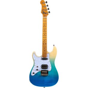 Pathfinder Electric Ukulele - Trans Blue (Left) : Left Handed