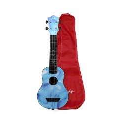 Flight Travel Series Ukulele - Tie-Dye Light Blue (MR Ex) : MusicRoom Exclusive
