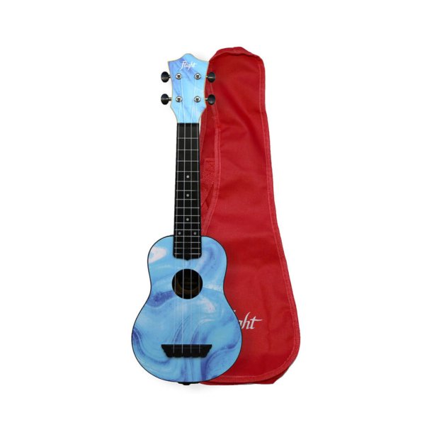 Flight Travel Series Ukulele - Tie-Dye Light Blue (MR Ex) : MusicRoom Exclusive