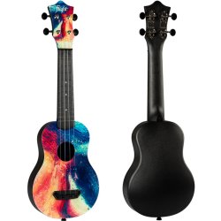 Ultra Flight Travel Soprano Ukulele - Swirl