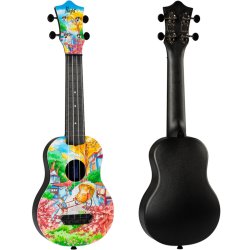 Ultra Flight Travel Soprano Ukulele - Fat Cat