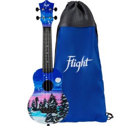 Ultra Travel Soprano Flight Ukulele - Snow