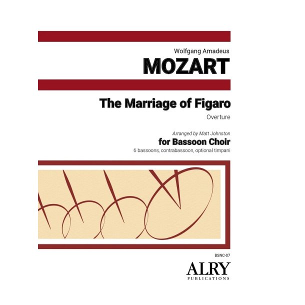 The Marriage of Figaro Overture : for 6 Bassoons and Contrabassoon