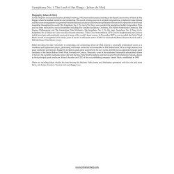 Gandalf the Wizard (from The Lord of the Rings) : for fanfare band