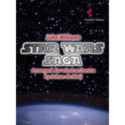 Star wars saga, arranged for wind orchestra by Johan De Meij