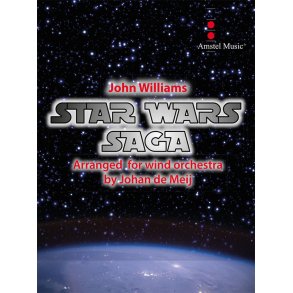Star wars saga, arranged for wind orchestra by Johan De Meij