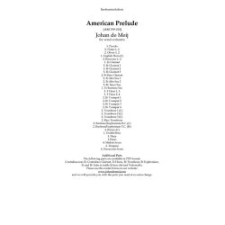 American Prelude : for wind orchestra