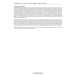 Gollum (from The Lord of the Rings) : for wind orchestra (revised edition 2023)