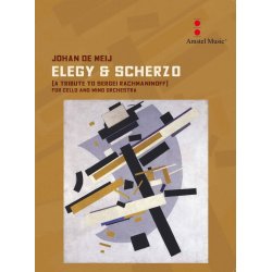 Elegy &amp; Scherzo : for cello and wind orchestra