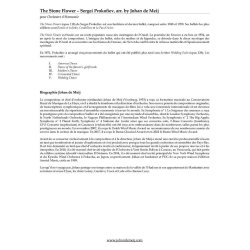 The Stone Flower : Suite from the Ballet